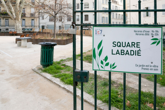 Réouverture du jardin Labadié rénové