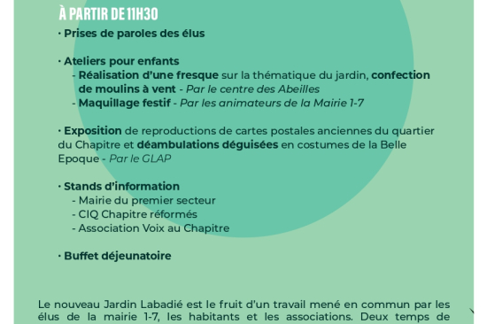 Affiche fête Labadié