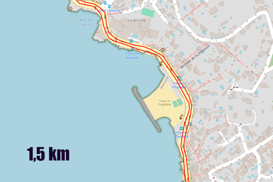 Plan 1,5 km